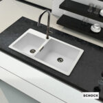 Νεροχύτης Κουζίνας Γρανίτη Mono 86x50 Schock Cristadur Polaris Granite - Image 2