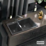 Νεροχύτης Κουζίνας Γρανίτη Mono 86x50 Schock Cristadur Puro Granite - Image 2