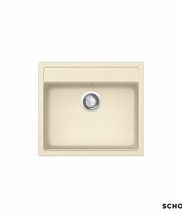 Νεροχύτης Κουζίνας Γρανίτη Manhattan 57x51 Schock Vanilla Granite